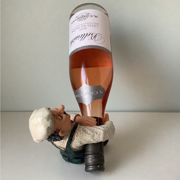 New Vintage champagne wine bottle rack chef sommelier - Picture 5 of 6